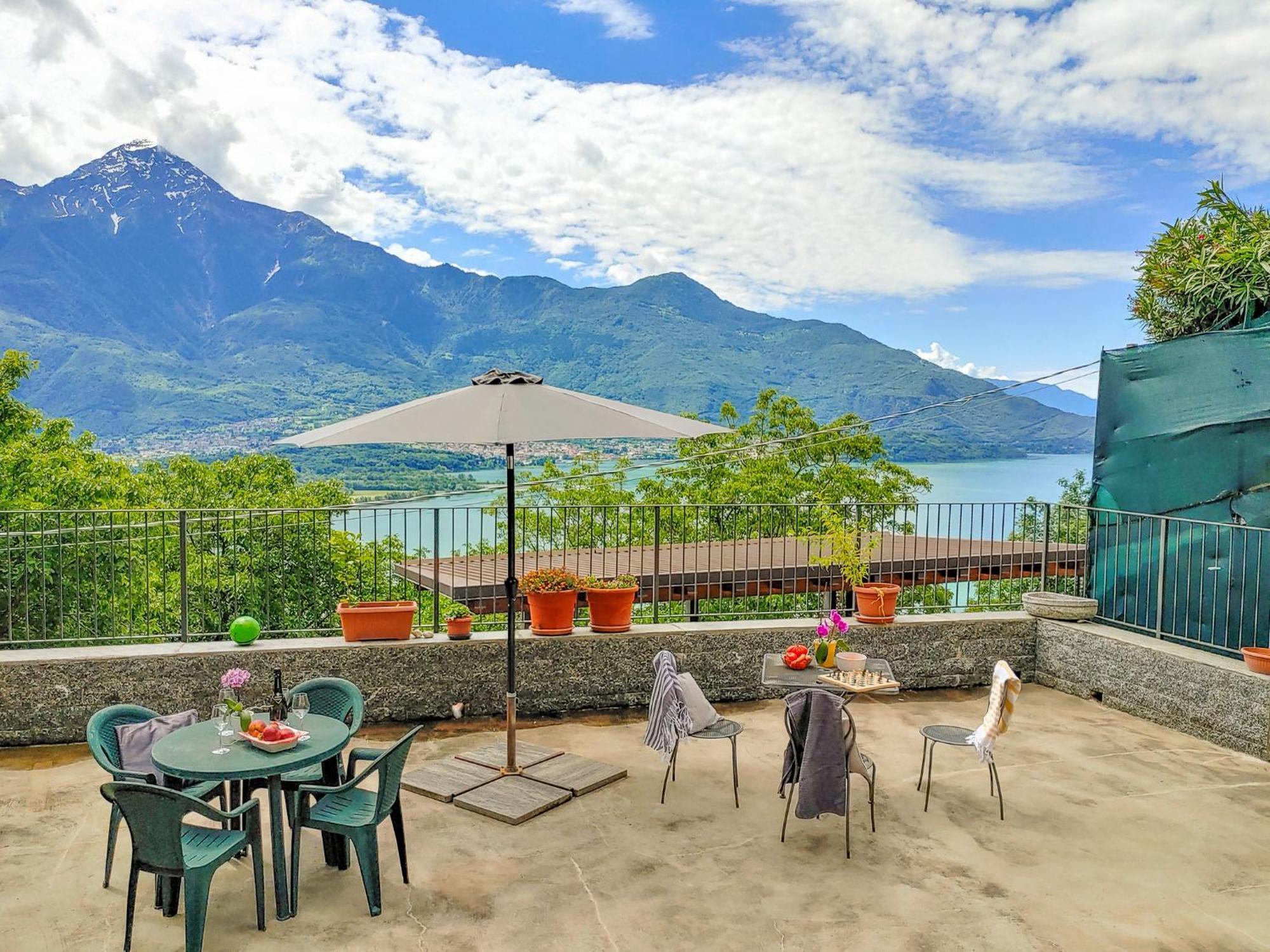 Panorama Ferienwohnung Lorenzo ジェーラ・ラーリオ エクステリア 写真